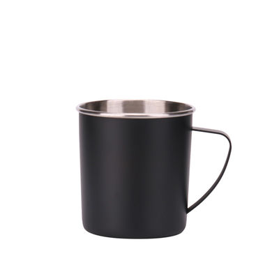 kwaliteit  250ml / 300ml / 450ml Stainless Steel Coffee Mug Food Contact Highly Safe fabriek