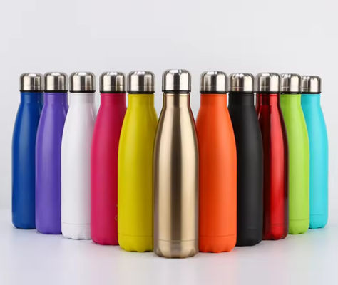 Warm verkoop 500 ml roestvrij staal geïsoleerde vacuüm waterfles Custom staalfles