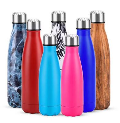Warm verkoop 500 ml roestvrij staal geïsoleerde vacuüm waterfles Custom staalfles