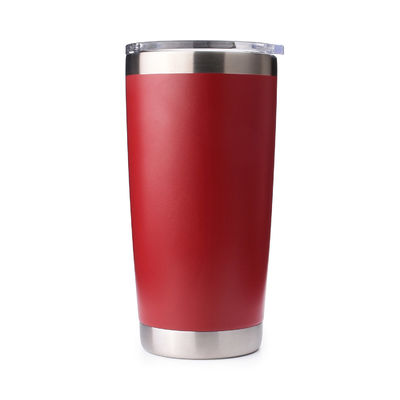 20 oz Metal Tumbler Blank Rood met Magnetisch Slider Lid OEM ODM