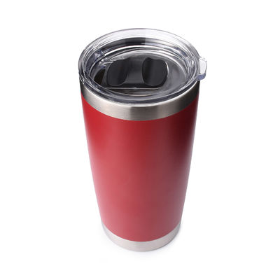 20 oz Metal Tumbler Blank Rood met Magnetisch Slider Lid OEM ODM