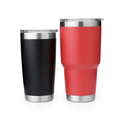 20 oz Metal Tumbler Blank Rood met Magnetisch Slider Lid OEM ODM