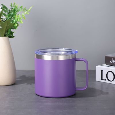 14 oz koffie geïsoleerde mok met Slider Deksel