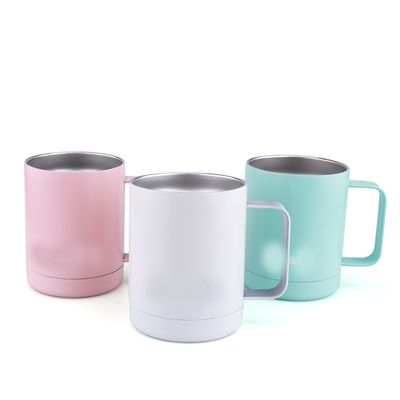 10oz de Koppen van de roestvrij staalkoffie met Deksels, Koffie Geïsoleerde Verwelkomd Mokoem