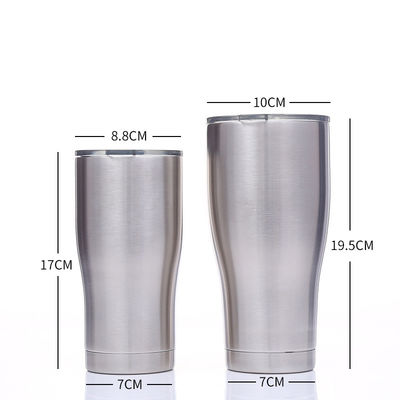 de Tuimelschakelaar 20oz van 600ml 900ml Roestvrij staal Geïsoleerde Veilige het Drinken Biermok