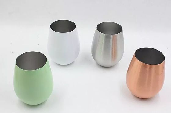 Glazen van de de Flessen18oz 500ml Wijn van de aardkleur de Roestvrij staal Geïsoleerde