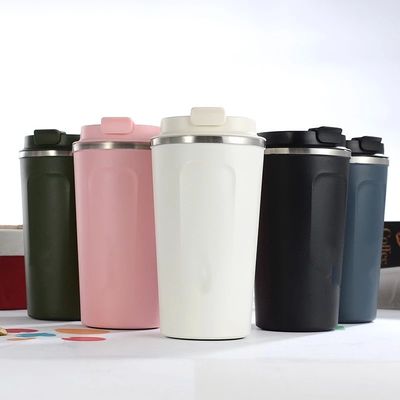 17oz smalle het Roestvrije staalmok van het Lichaamsontwerp, Koffie Geïsoleerd Mok Lekvrij Deksel
