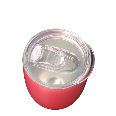 het Roestvrije staalmok van 360ml 480ml met Deksel, Koffie Geïsoleerde Mok Rode Druk