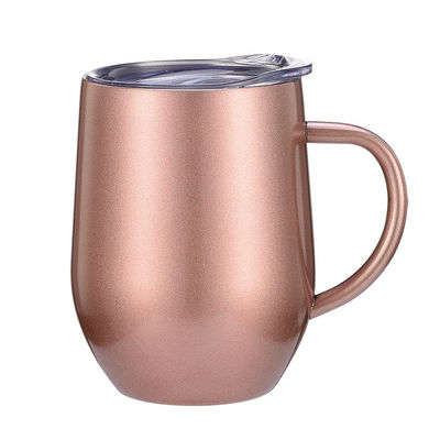12oz dubbele van de de Fleseierschaal van het Muurroestvrije staal Vacuüm de Koffietuimelschakelaar