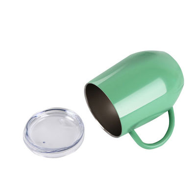 12oz dubbele van de de Fleseierschaal van het Muurroestvrije staal Vacuüm de Koffietuimelschakelaar