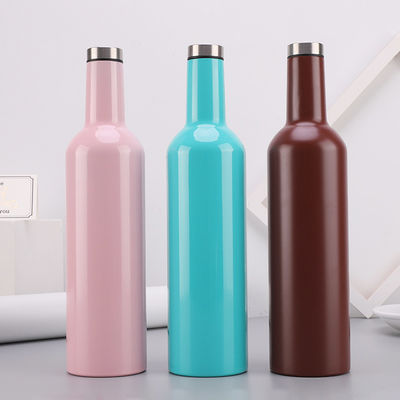 De aantrekkelijke Roze Vriendschappelijke Materialen van Eco van de Kleurenroestvrij staal Geïsoleerde Fles