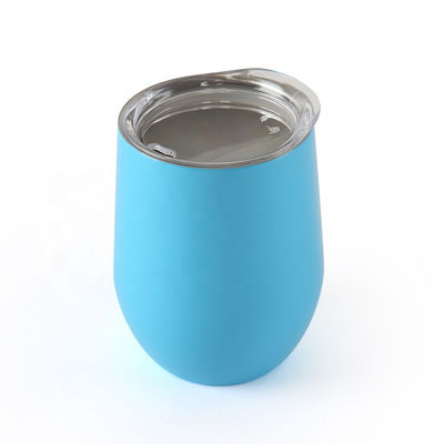 12oz drukte het Aangepaste Embleem van de roestvrij staalwijn Kop Hoge Veiligheid met Deksel