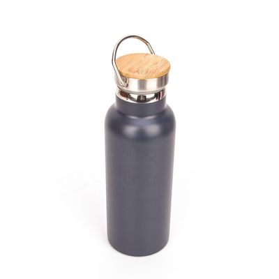 500ml 17oz personaliseerde het Geïsoleerde Grijze Poeder van de Waterfles Met een laag bedekkend 7.8*23cm Grootte