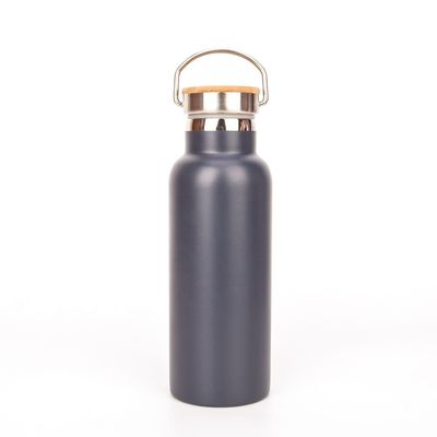 500ml 17oz personaliseerde het Geïsoleerde Grijze Poeder van de Waterfles Met een laag bedekkend 7.8*23cm Grootte