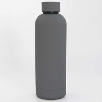 500ml van de de Flessen de Rubberdeklaag van roestvrij staalsporten Dubbele Muur voor het Lopen