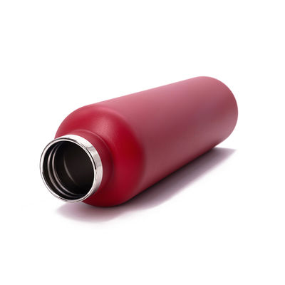 18oz 21oz 24oz zuigen Geïsoleerde Fles, Smal Mondfles het In reliëf maken Embleem