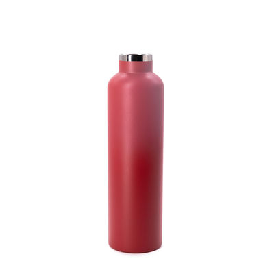 18oz 21oz 24oz zuigen Geïsoleerde Fles, Smal Mondfles het In reliëf maken Embleem