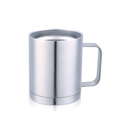 350ml de creatieve Douane Geïsoleerde Mok van de Roestvrij staalkoffie met Plastic Deksel