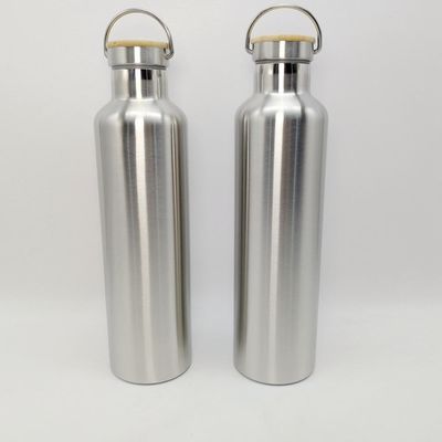 1.0L geïsoleerd van de de Sportenfles van het Thermosflessenroestvrije staal Gedrukt de Douaneembleem